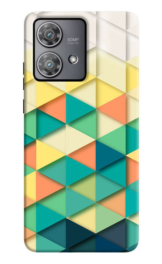Abstract Moto Edge 40 Neo Hard Case Back Cover by Casekaro