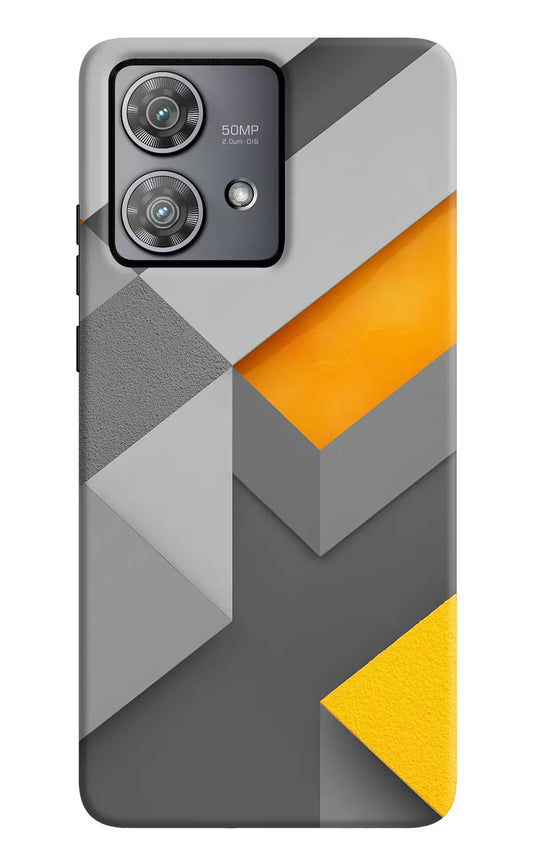 Abstract Moto Edge 40 Neo Hard Case Back Cover by Casekaro