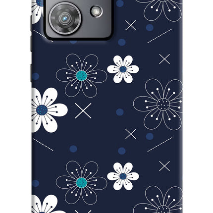 Flowers Moto Edge 40 Neo Hard Case Back Cover by Casekaro