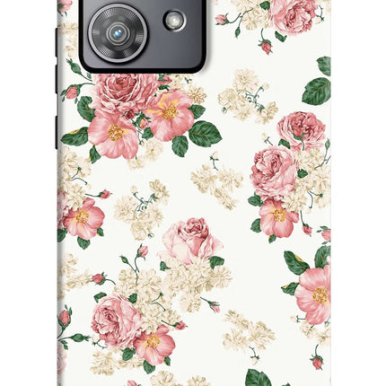Flowers Moto Edge 40 Neo Hard Case Back Cover by Casekaro