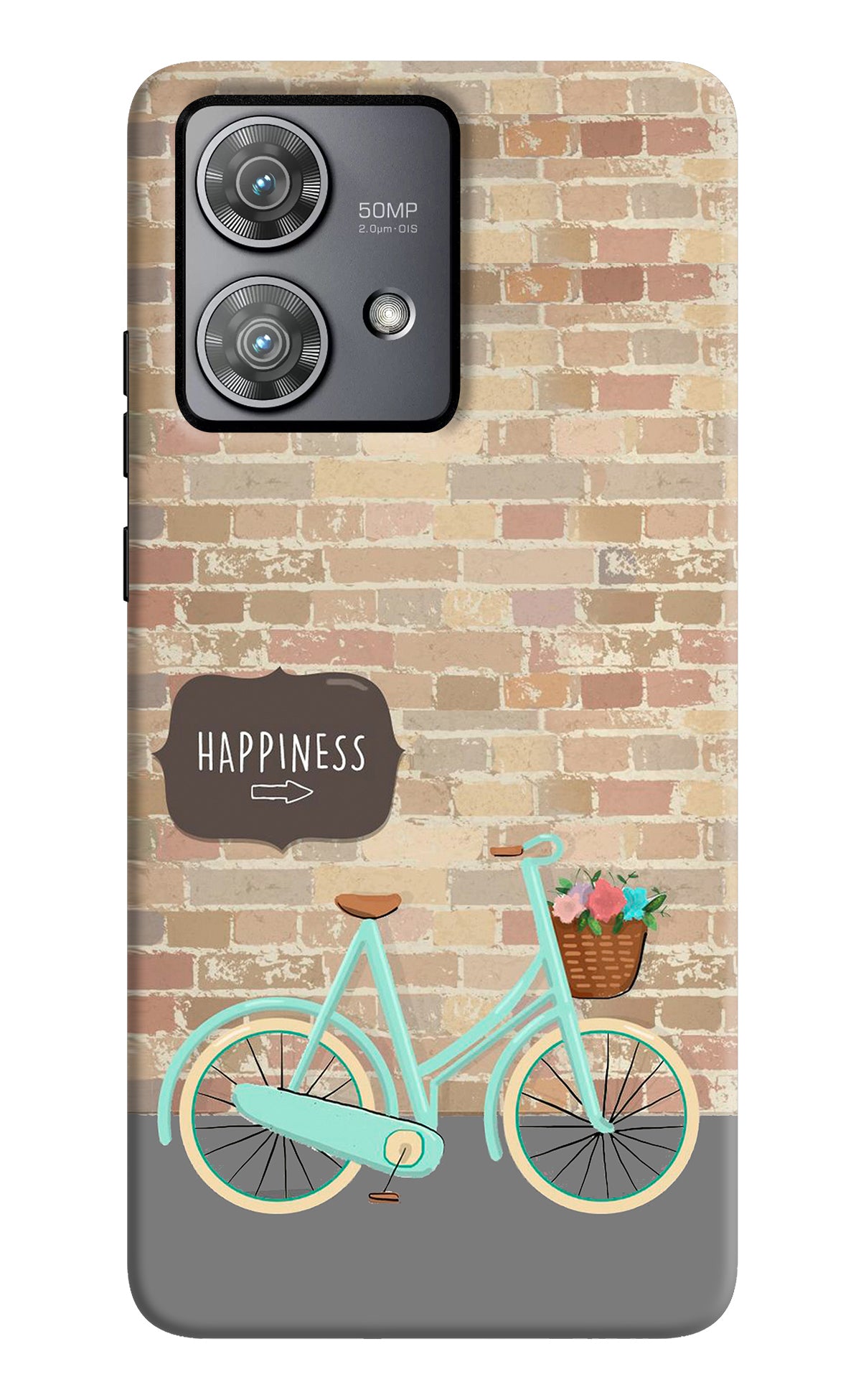 Happiness Artwork Moto Edge 40 Neo Back Cover