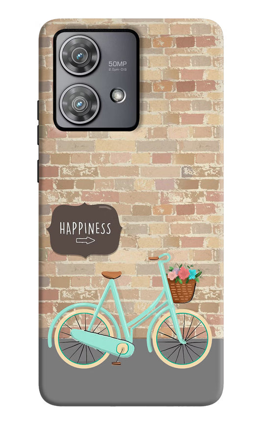 Happiness Artwork Moto Edge 40 Neo Hard Case Back Cover by Casekaro