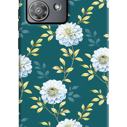 Flowers Moto Edge 40 Neo Hard Case Back Cover by Casekaro