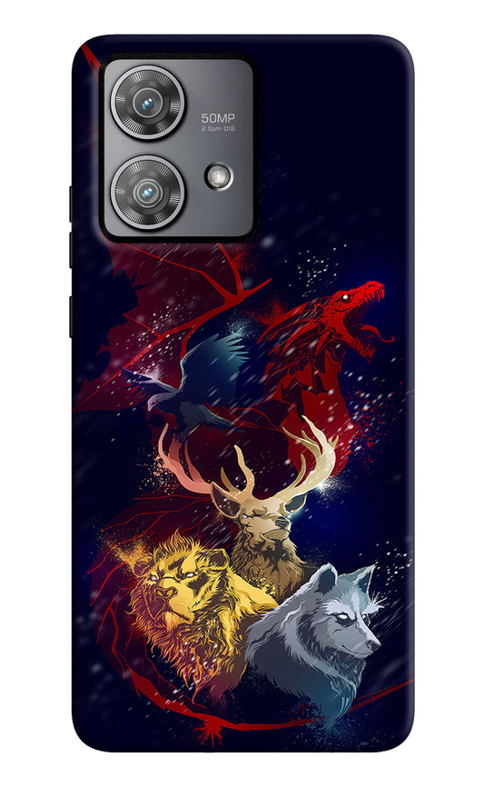 Game Of Thrones Moto Edge 40 Neo Back Cover