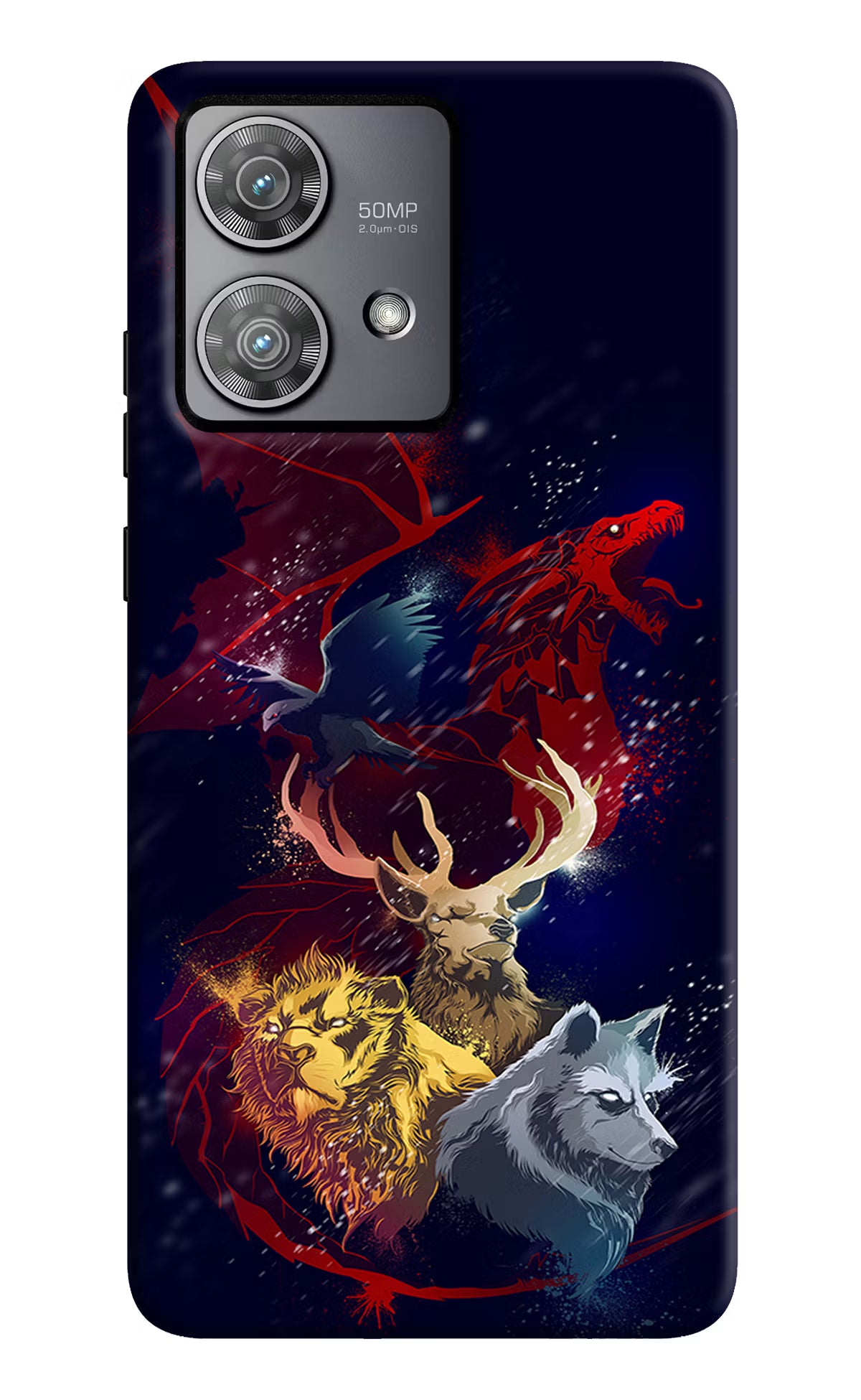 Game Of Thrones Moto Edge 40 Neo Hard Case Back Cover by Casekaro