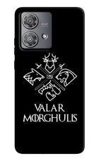 Valar Morghulis | Game Of Thrones Moto Edge 40 Neo Hard Case Back Cover by Casekaro