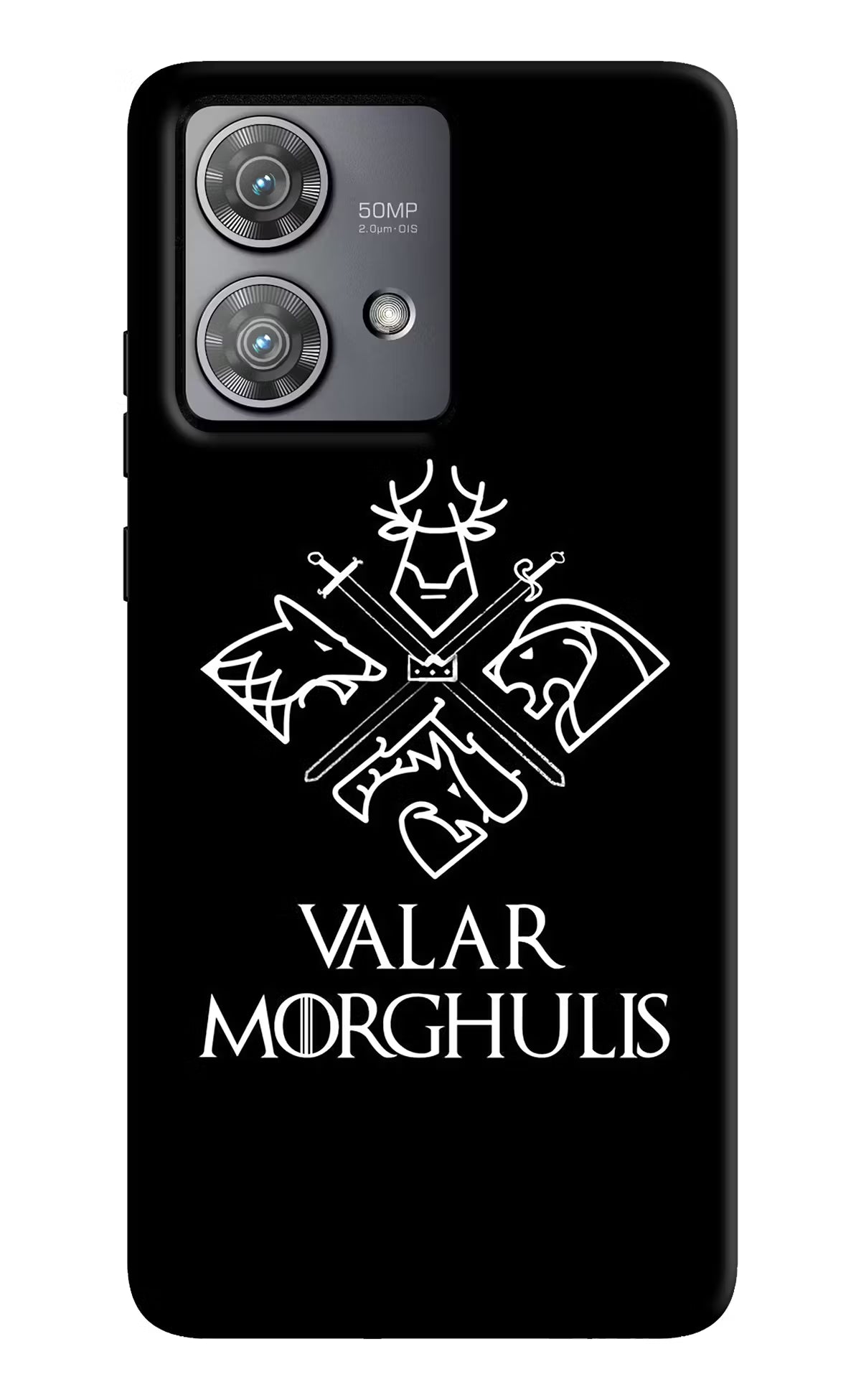 Valar Morghulis | Game Of Thrones Moto Edge 40 Neo Hard Case Back Cover by Casekaro