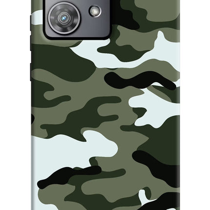 Camouflage Moto Edge 40 Neo Hard Case Back Cover by Casekaro