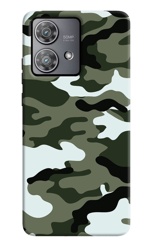 Camouflage Moto Edge 40 Neo Hard Case Back Cover by Casekaro