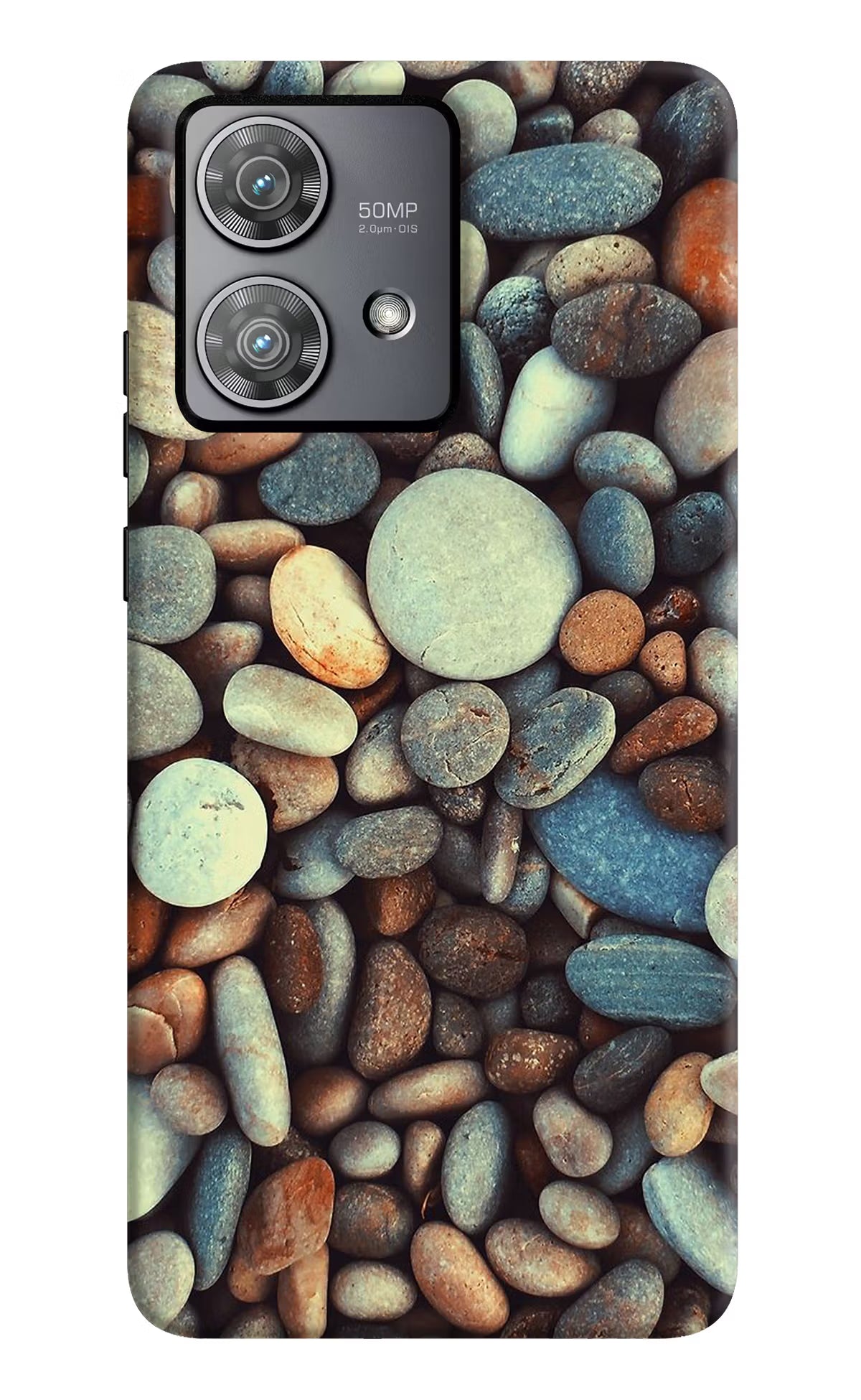 Pebble Moto Edge 40 Neo Hard Case Back Cover by Casekaro