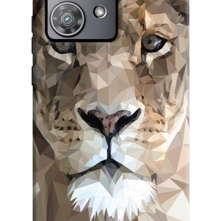 Lion Art Moto Edge 40 Neo Hard Case Back Cover by Casekaro