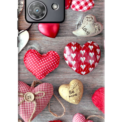 Love Wallpaper Moto Edge 40 Neo Hard Case Back Cover by Casekaro