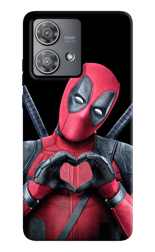 Deadpool Moto Edge 40 Neo Hard Case Back Cover by Casekaro
