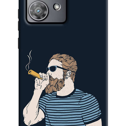 Smoking Moto Edge 40 Neo Hard Case Back Cover by Casekaro