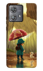 Rainy Day Moto Edge 40 Neo Hard Case Back Cover by Casekaro