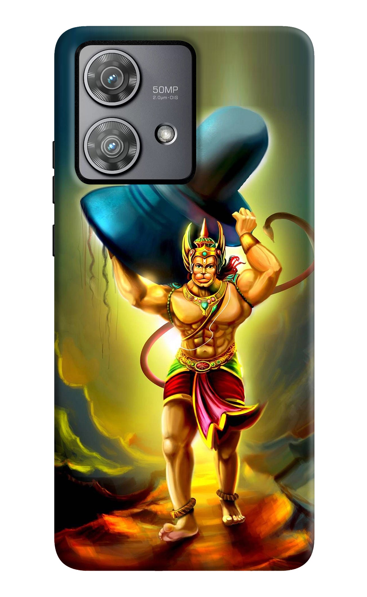 Lord Hanuman Moto Edge 40 Neo Back Cover