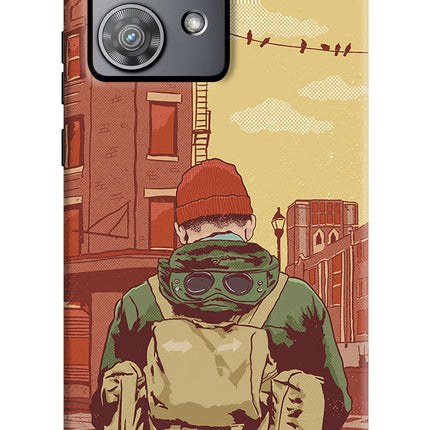 Adventurous Moto Edge 40 Neo Hard Case Back Cover by Casekaro