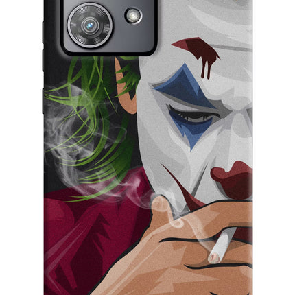 Joker Smoking Moto Edge 40 Neo Hard Case Back Cover by Casekaro