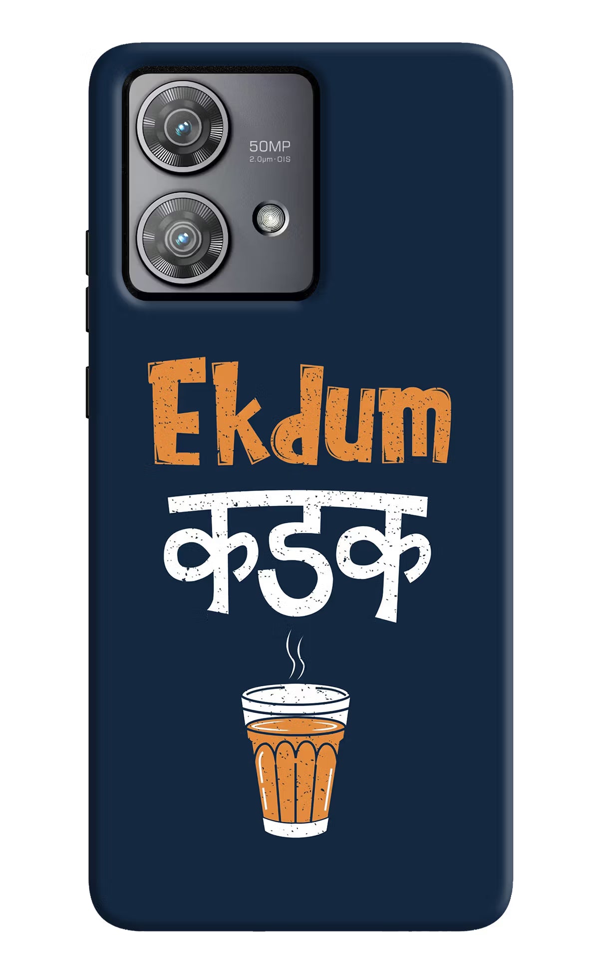 Ekdum Kadak Chai Moto Edge 40 Neo Hard Case Back Cover by Casekaro