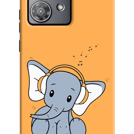 High On Music Moto Edge 40 Neo Hard Case Back Cover by Casekaro