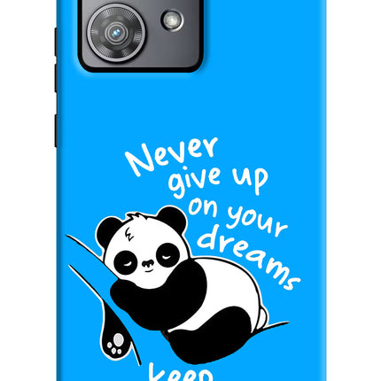 Keep Sleeping Moto Edge 40 Neo Hard Case Back Cover by Casekaro