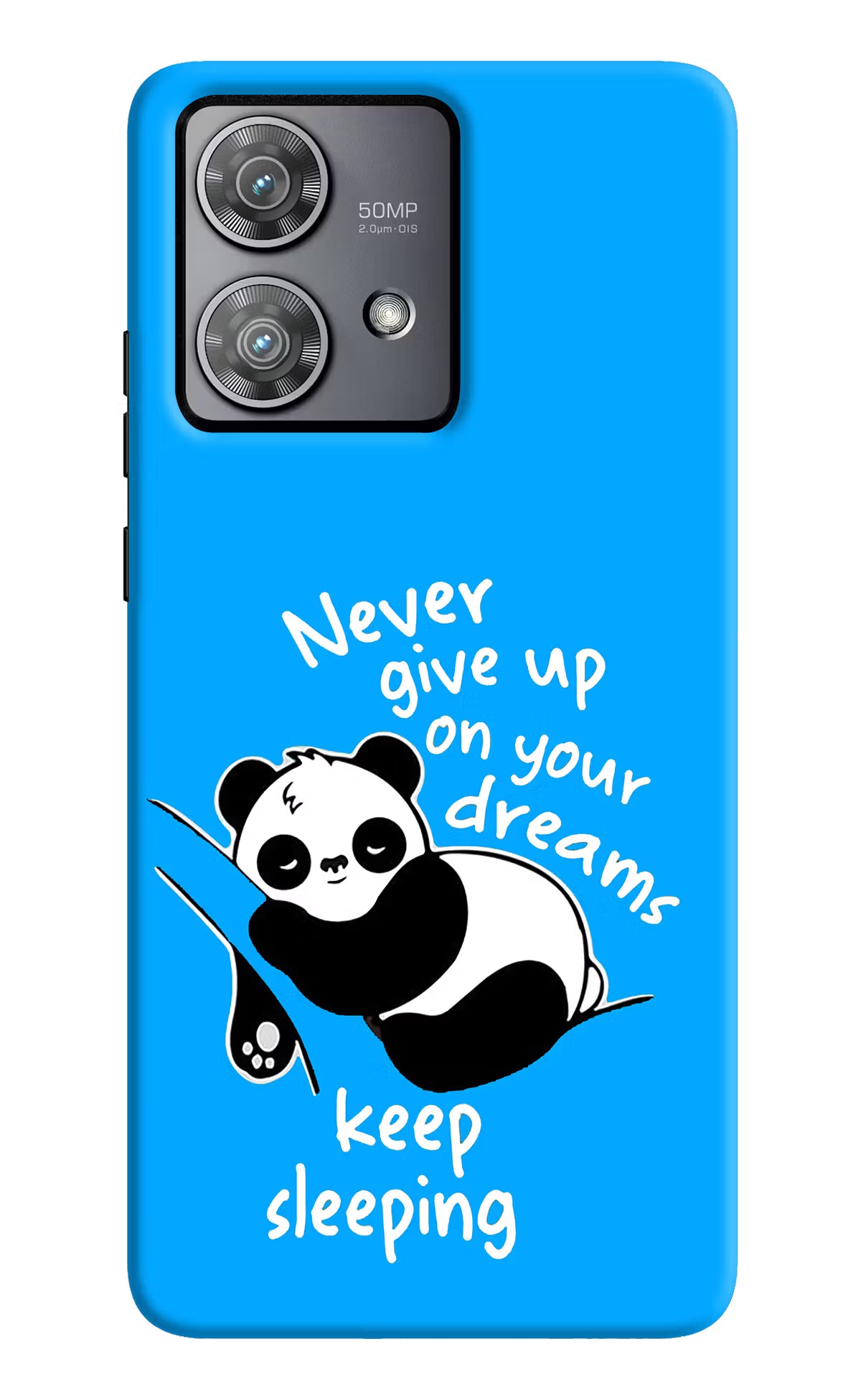 Keep Sleeping Moto Edge 40 Neo Hard Case Back Cover by Casekaro