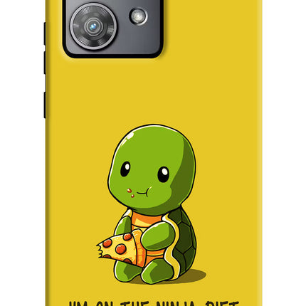 I'm on Ninja Diet Moto Edge 40 Neo Hard Case Back Cover by Casekaro
