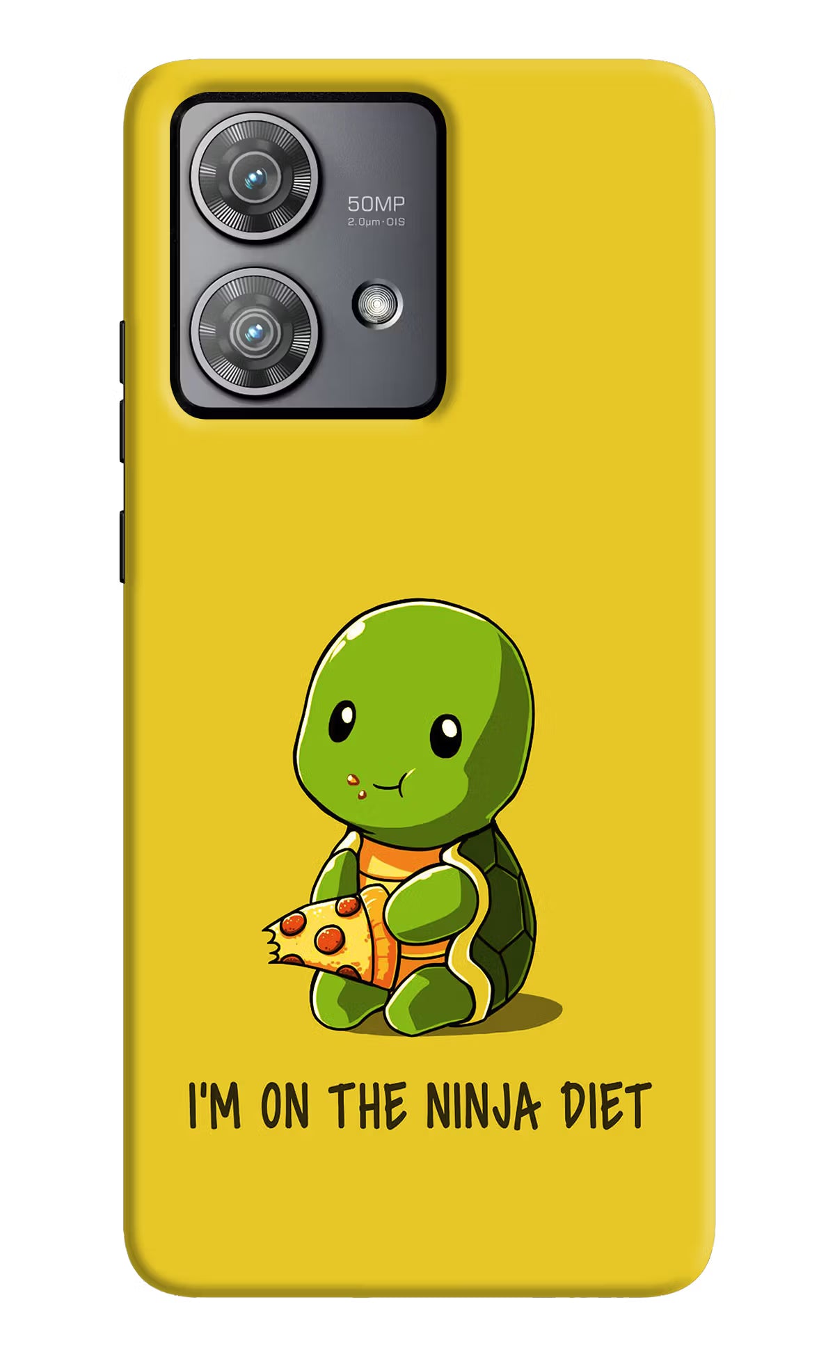 I'm on Ninja Diet Moto Edge 40 Neo Hard Case Back Cover by Casekaro