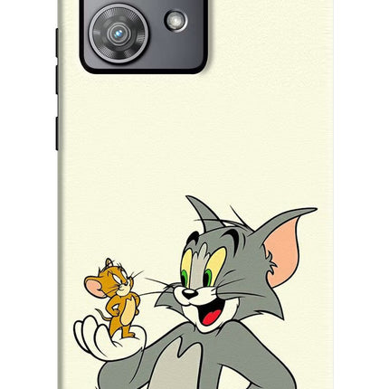 Tom & Jerry Moto Edge 40 Neo Hard Case Back Cover by Casekaro