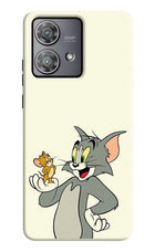 Tom & Jerry Moto Edge 40 Neo Hard Case Back Cover by Casekaro