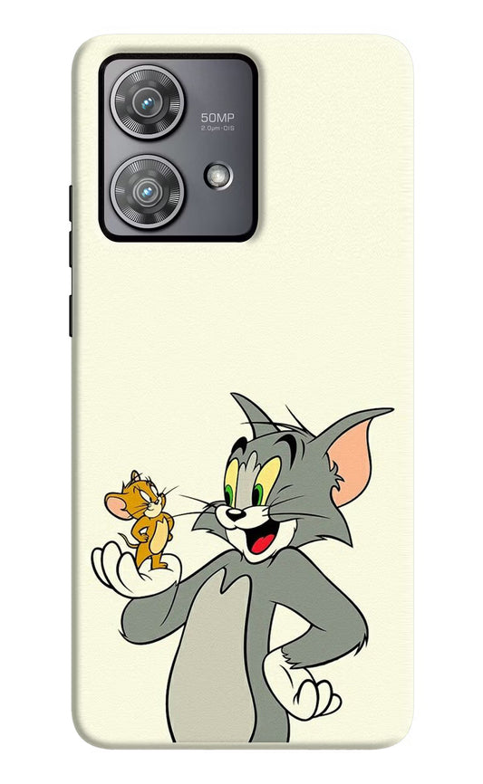 Tom & Jerry Moto Edge 40 Neo Hard Case Back Cover by Casekaro