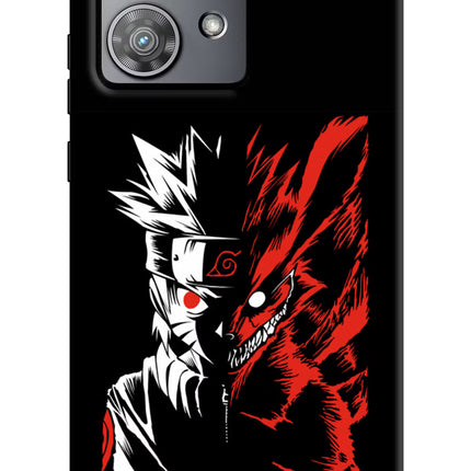 Naruto Two Face Moto Edge 40 Neo Hard Case Back Cover by Casekaro