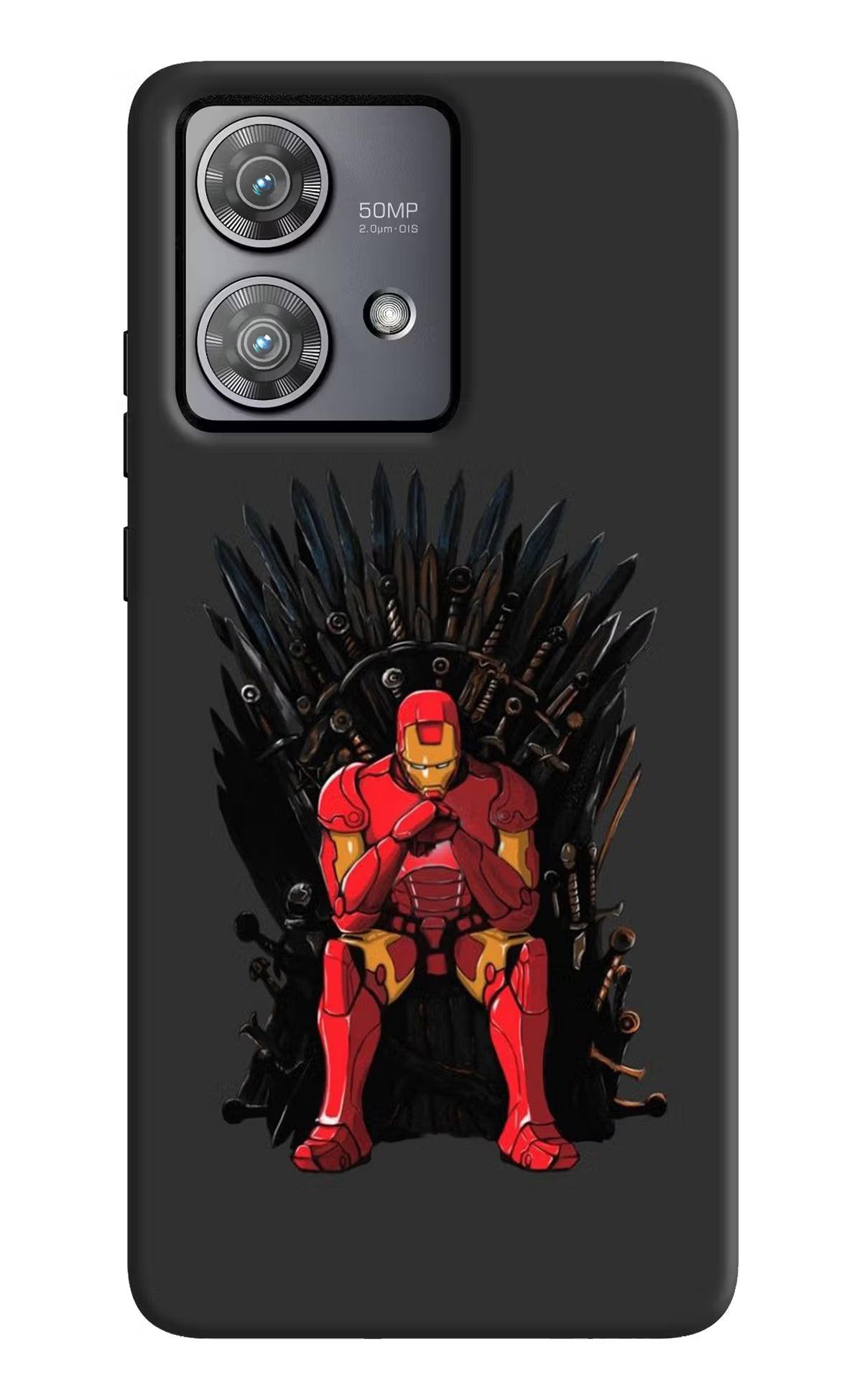 Ironman Throne Moto Edge 40 Neo Hard Case Back Cover by Casekaro