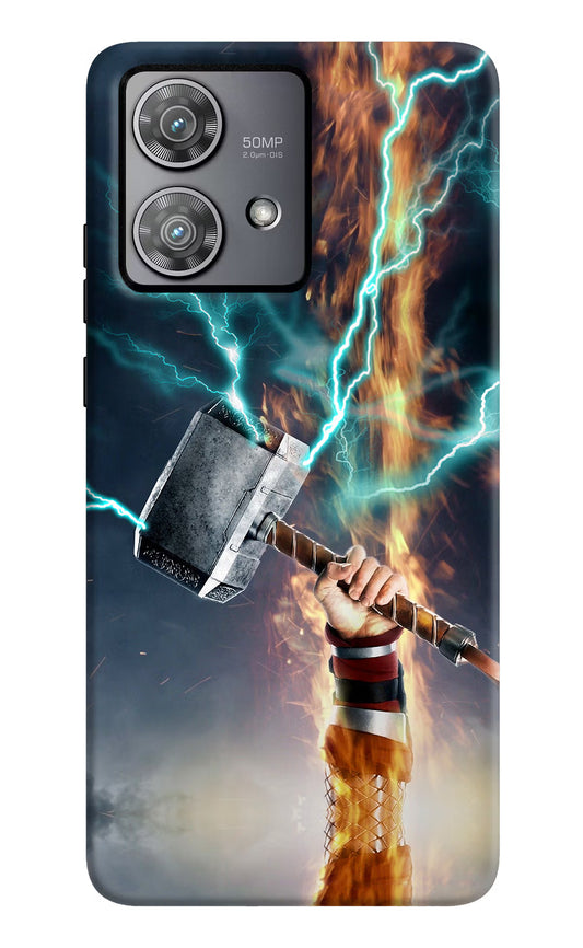 Thor Hammer Mjolnir Moto Edge 40 Neo Hard Case Back Cover by Casekaro