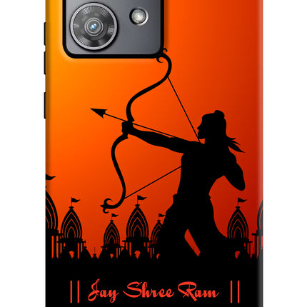 Lord Ram - 4 Moto Edge 40 Neo Hard Case Back Cover by Casekaro
