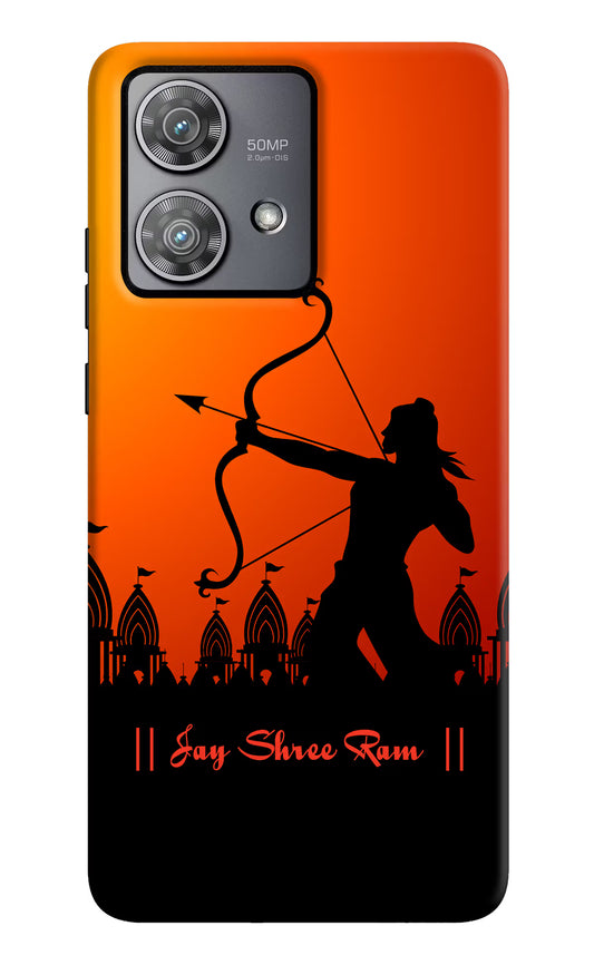 Lord Ram - 4 Moto Edge 40 Neo Hard Case Back Cover by Casekaro