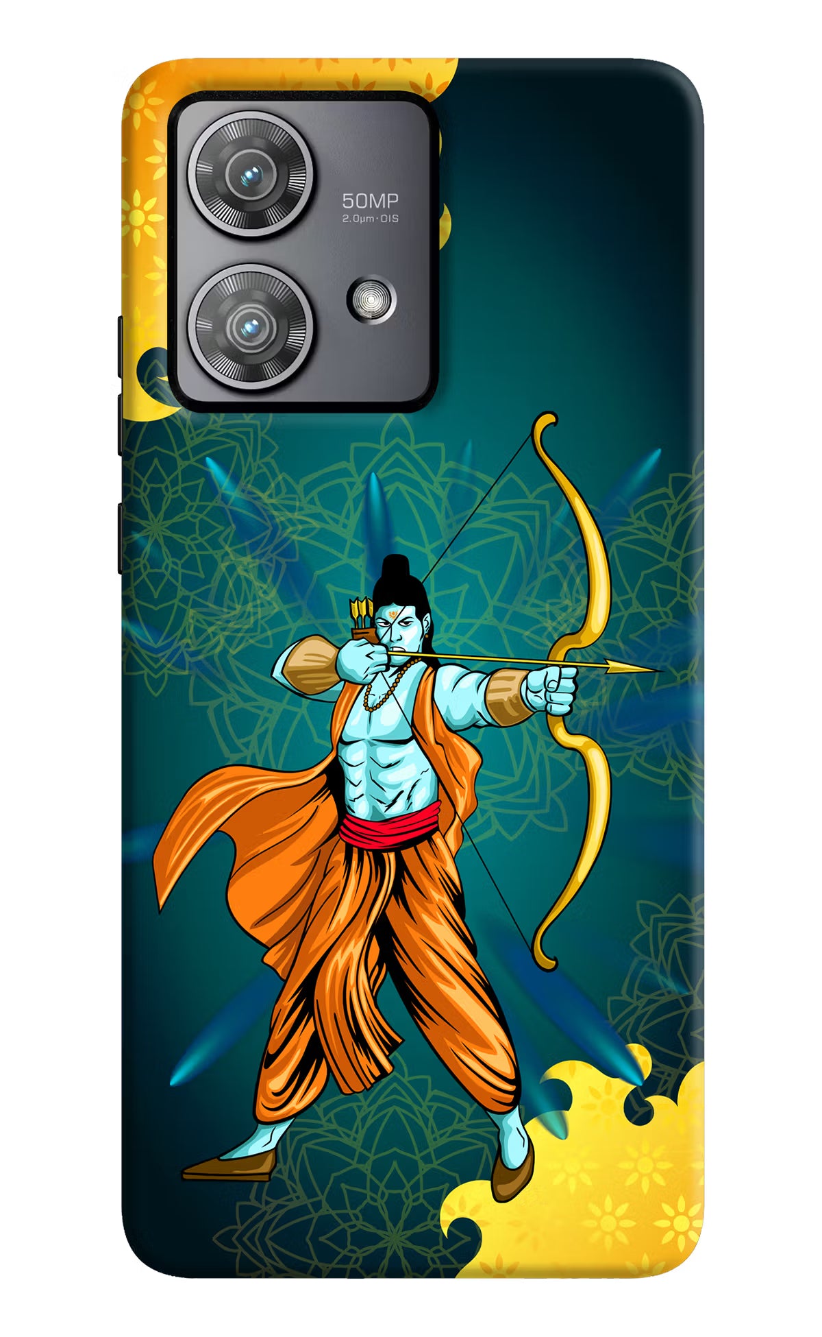 Lord Ram - 6 Moto Edge 40 Neo Hard Case Back Cover by Casekaro