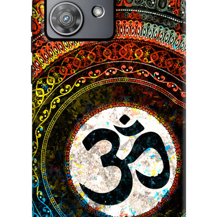 Om Cultural Moto Edge 40 Neo Hard Case Back Cover by Casekaro