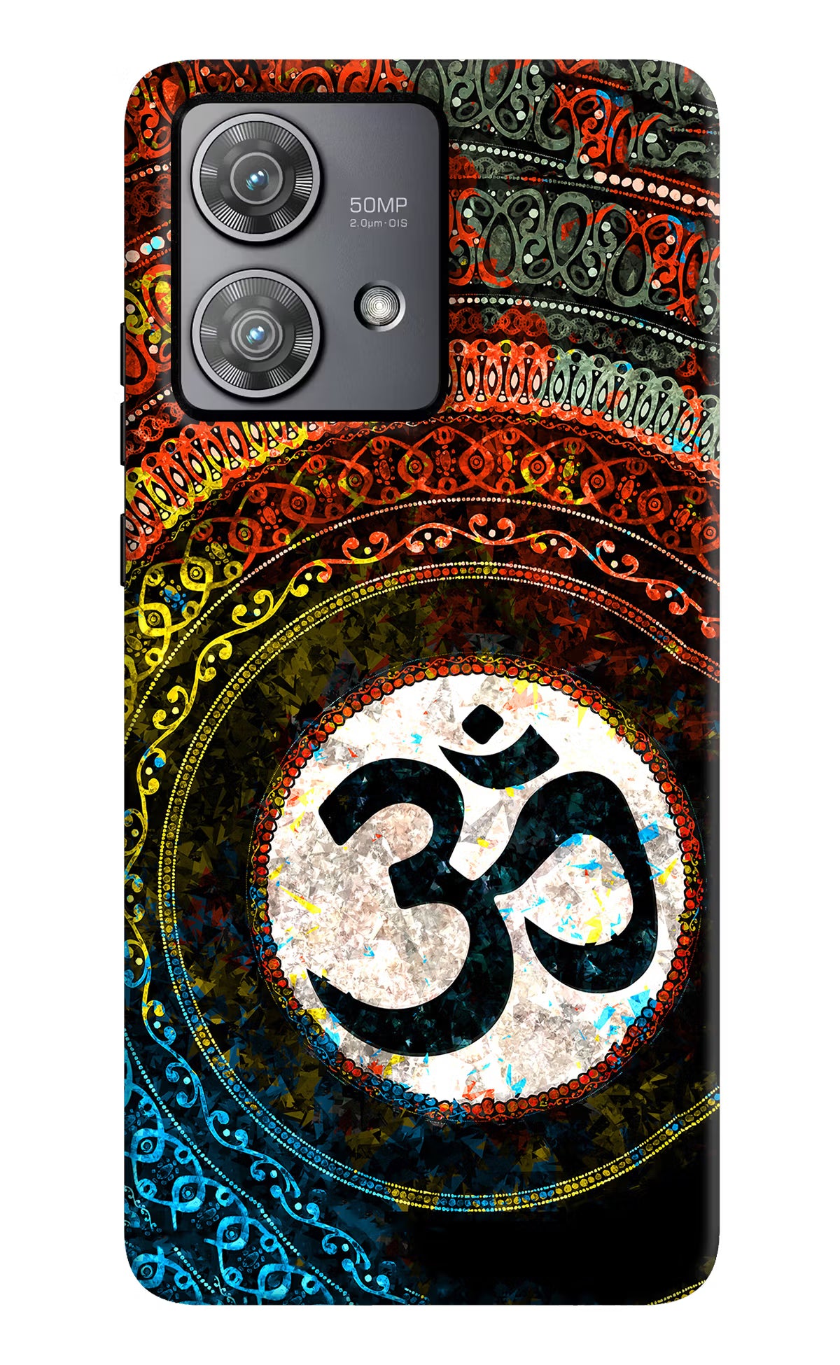 Om Cultural Moto Edge 40 Neo Hard Case Back Cover by Casekaro