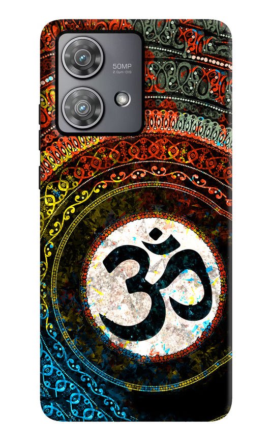 Om Cultural Moto Edge 40 Neo Hard Case Back Cover by Casekaro