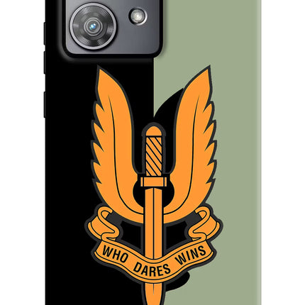 Balidan Logo Moto Edge 40 Neo Hard Case Back Cover by Casekaro