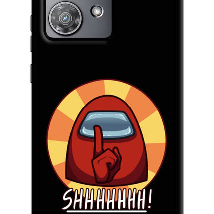 Among Us Shhh! Moto Edge 40 Neo Hard Case Back Cover by Casekaro