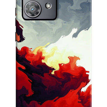 Fire Cloud Moto Edge 40 Neo Hard Case Back Cover by Casekaro