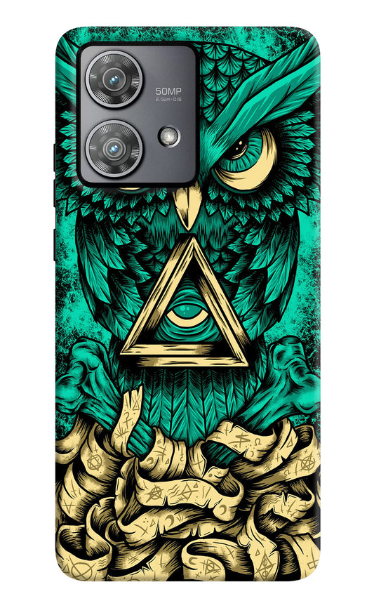 Green Owl Moto Edge 40 Neo Back Cover