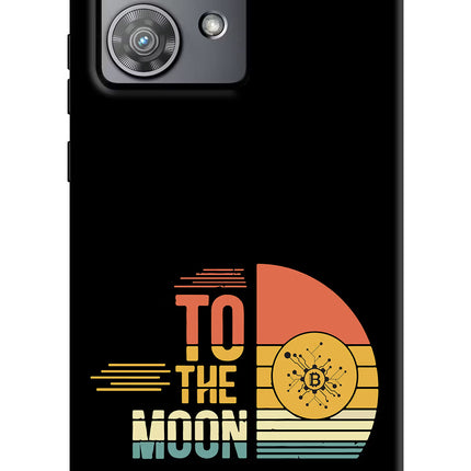 To the Moon Moto Edge 40 Neo Hard Case Back Cover by Casekaro