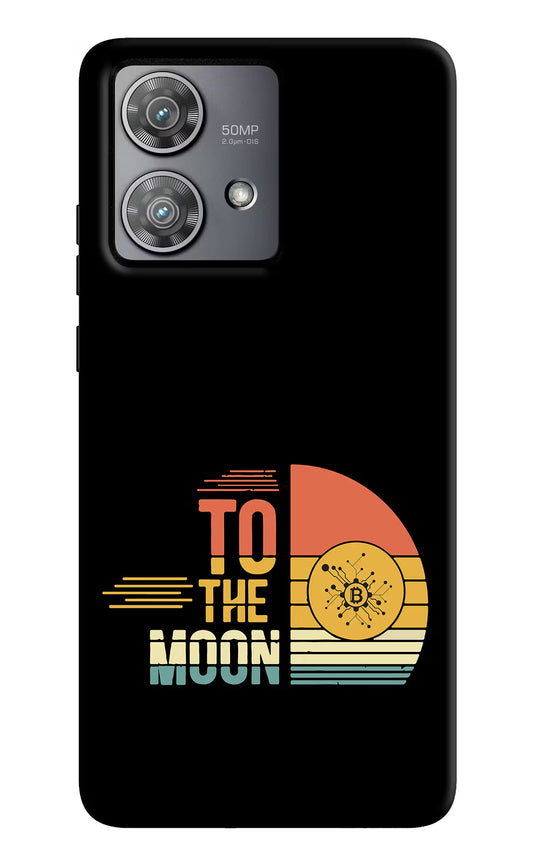 To the Moon Moto Edge 40 Neo Hard Case Back Cover by Casekaro