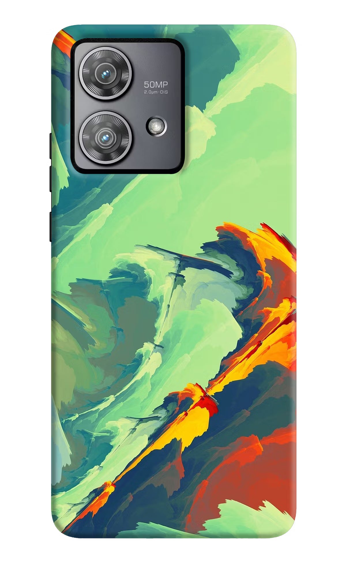 Paint Art Moto Edge 40 Neo Hard Case Back Cover by Casekaro