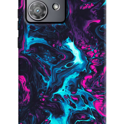 Abstract Moto Edge 40 Neo Hard Case Back Cover by Casekaro