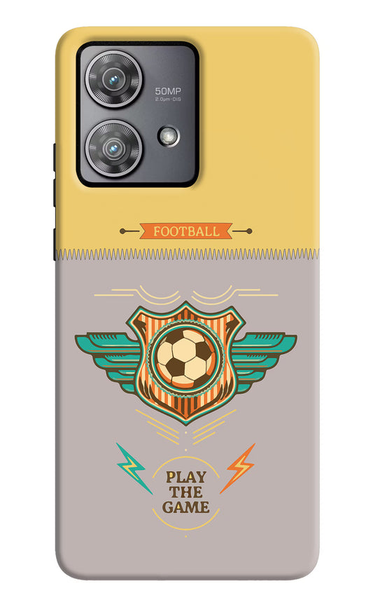 Football Moto Edge 40 Neo Hard Case Back Cover by Casekaro