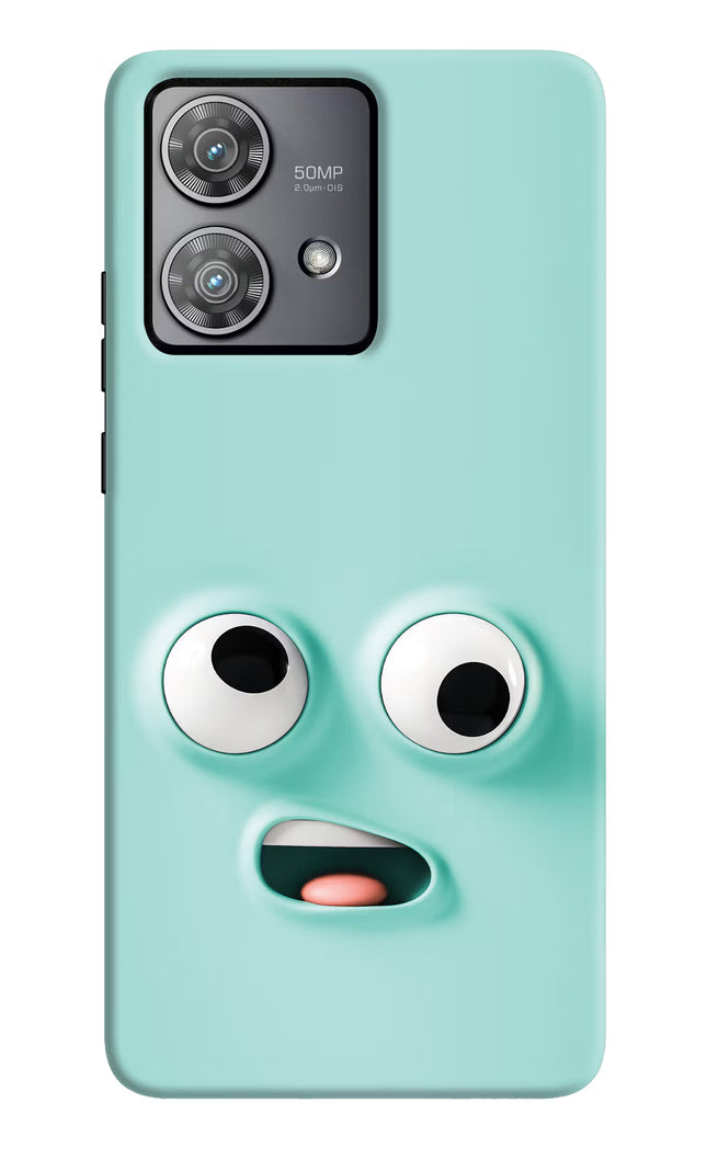 Funny Cartoon Moto Edge 40 Neo Hard Case Back Cover by Casekaro